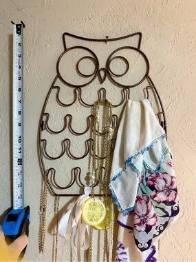 Metal Owl K-Cup stand/ scarf, necklace, whatever organizer